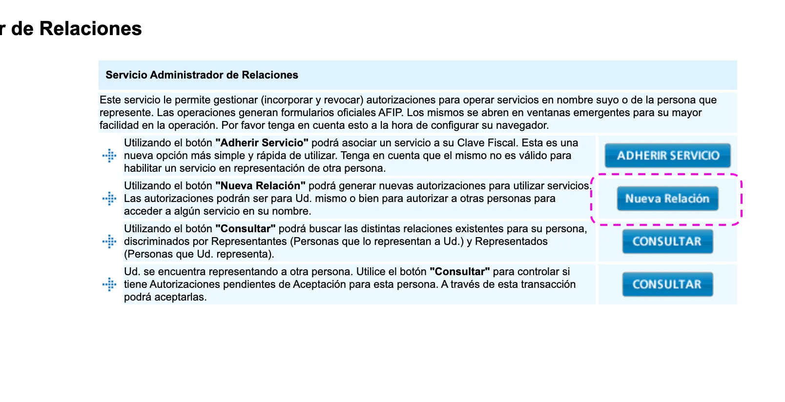 Nueva Relación